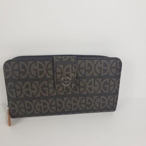 GIANI BERNINI BLOCK SIGNATURE Brown wallet